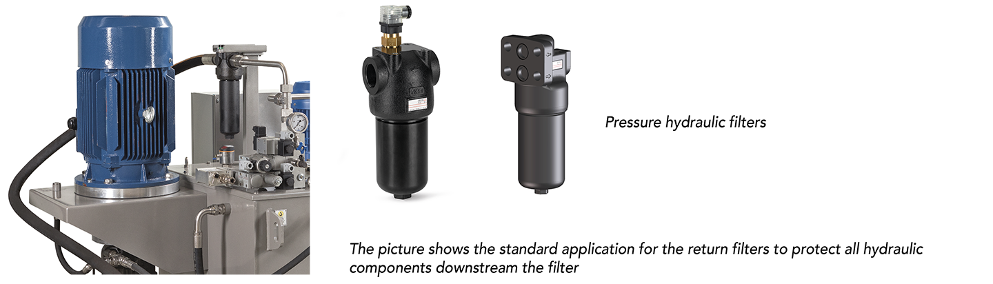 Pressure hydraulic filters 